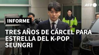 Tres años de cárcel para exestrella del K-pop Seungri por incitar a la prostitución | AFP