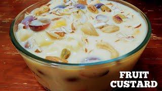 #shorts|Fruit Custard Recipe - How to make Custard At Home|Healthy Dessert Recipe|Mixed Fruit Salad