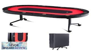 VEVOR 10 Player Foldable Poker Table Blackjack Texas Holdem Poker Table Review