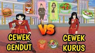 CEWEK GENDUT VS CEWEK KURUS!! || SAKURA SCHOOL SIMULATOR INDONESIA