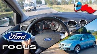 2008 Ford Focus MK2 1.8 Flexifuel (92kW) POV 4K [Test Drive Hero] #135 ACCELERATION,ELASTICITY,BRAKE