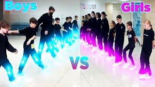 GIRLS  VS BOYS  Dance Challenge | WHO WINS? | New Tuzelity TikTok Compilation