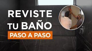 ¿Cómo revestir muros de baño o cualquier muro de interior ?  | TUTORIAL PASO A PASO |