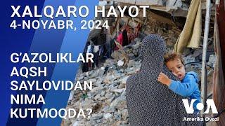 Xalqaro hayot - 4-noyabr, 2024-yil - G’azoliklar AQSh saylovidan nima kutmoqda?