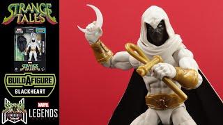 Marvel Legends MOON KNIGHT West Coast Avengers Strange Tales Blackheart BAF Wave Comic Figure Review