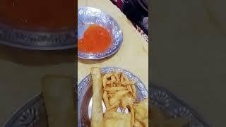 samisa# roll paprii# short viral video ## fun food with hasnain ##