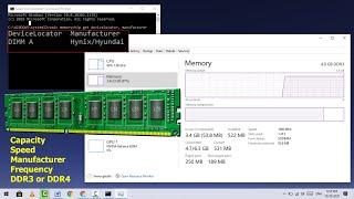 How to check your RAM All Detail, Speed, Manufacturer, Capacity, Frequency, DDR3 or DDR4