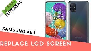 Samsung Galaxy A51 teardown - LCD Screen repair & replacement tutorial by CrocFIX