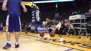 Stephen Curry's Full Pregame Routine Condensed