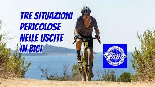 Tre situazioni pericolose quando usciamo in bici