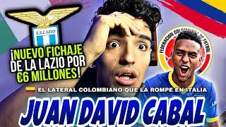 REACCIÓN AL LATERAL COLOMBIANO QUE ¡HIPNOTIZA CON SU JUEGO EN LA SERIE A! (JUAN DAVID CABAL) 