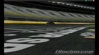 Eugene Mozgunov celebrates victory in iRacing. [sound]