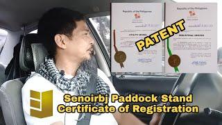 Senoirbj Paddock Stand Certificate of Registration | Utility Model | Industrial Design | Patent