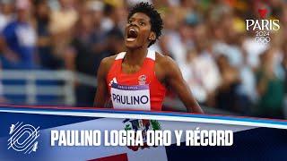 Marileidy Paulino de República Dominicana gana oro y rompe récord en Atletismo 400 m | París 2024