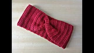 كروشيه أسهل و أسرع بندانة بالتفصيل خطوة بخطوة How to crochet headband