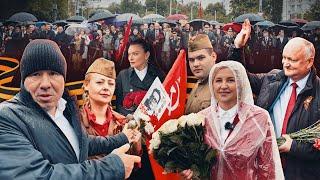 „Lumea rusă”, adusă de Dodon, Vlah și Țîrdea în centrul Chișinăului de 9 mai