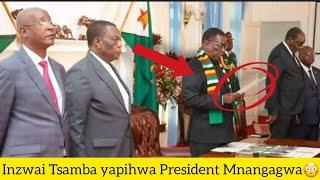 Heeezvo Inzwai Tsamba Yapihwa President Mnangagwa