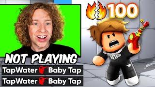 I Secretly Hired #1 PLAYER to TROLL Baby Tap.. (Roblox Rivals)