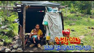 2 MẸ CON, ôm nhau ở trong CĂN NHÀ mục nát, BỮA ĐÓI, bữa no - tập 1204