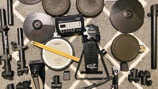 ROLAND TD 3 Electric Drum | SETUP | FRAME UP | DRUMS