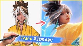 DRAWING A FAN'S ORIGINAL CHARACTER!