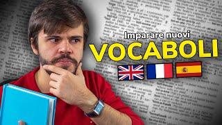 Come MEMORIZZARE i VOCABOLI delle LINGUE STRANIERE