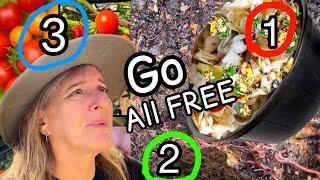 HOW to Make FREE Compost, Bury Kitchen Scraps & MORE in Garden, EASY Method for Epic Gardening Soil