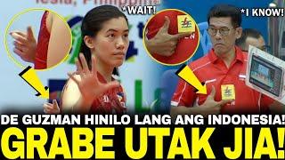 Ibang LEVEL na TALINO ni Jia De Guzman! HINILO LANG ANG INDONESIA!! | SEA VLEAGUE 2024