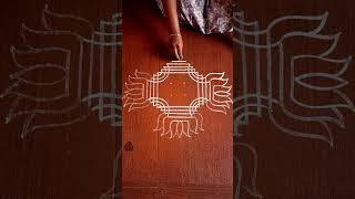 4*4 Simple rangoli design 