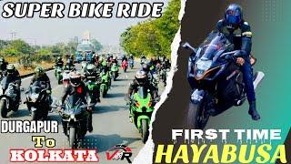 Finally Hayabusa ￼Ride  | vr group Kolkata | Kolkata to Durgapur ride | Superbike ride | Hayabusa