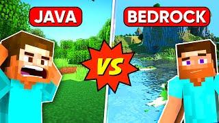 MINECRAFT Java Vs MINECRAFT Bedrock  | 15 BIGGEST Differences Between Them You Don’t Know 