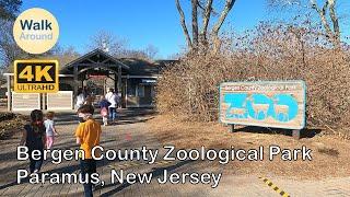 【4K60】 Walking - Bergen County Zoological Park in Paramus, New Jersey