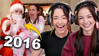 Reacting to Our Old Holiday Videos - Merrell Twins