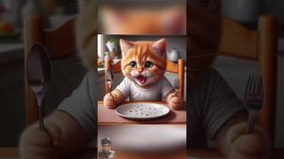 #cat #cute #funny #catlover #food #edit #cartoon #kitten #ai #tiktok