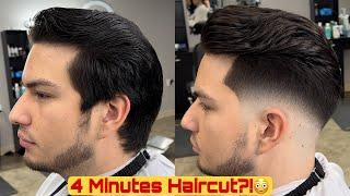 4 MINUTE HAIRCUT!!- BARBER TUTORIAL