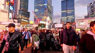 [4K] Shibuya Evening Walk and Sightseeing of the End of the Year 2024. Tokyo, Japan.