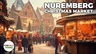 2024 Nuremberg Christmas Market Tour | Christkindlesmarkt in HDR