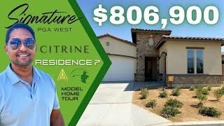 Inside this Spacious PGA WEST SIGNATURE Citron Residence 7 Tour priced at $806,900