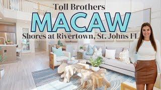 Tour the Toll Brothers Macaw Model in The Shores at RiverTown, St. Johns, FL | Beautiful New Home