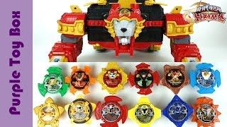 Power Ranger Ninja Force Toys All Collection Lion Emperor