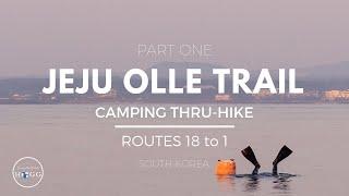 Hiking Jeju Olle Trail Route 18 to Route 1 제주 올레길