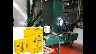 Hydraulic press  for sawdust, straw, cellulose insulation