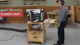 Upgrade Your Planer Cart With Handy Built-in Features!