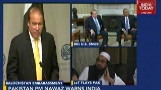 Nawaz Sharif Threatens 'Deterrent' Measures Against India Arms Build-Up