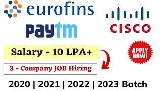 Eurofins | Cisco Off Campus Drive 2020 | 2021 | 2022 | 2023 - Jobs and Internships | Job in Cisco