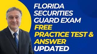 Florida Security Guard Exam Free Practice Questions