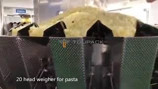 TOUPACK20 head weigher for pasta weighting /packing