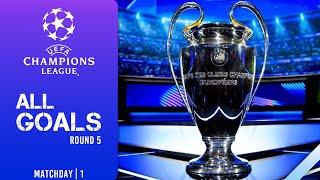 UEFA CHAMPIONS LEAGUE | ROUND 5 | All GOALS | MATCHDAY 1 #allgoals #uefachampionsleague #resumen