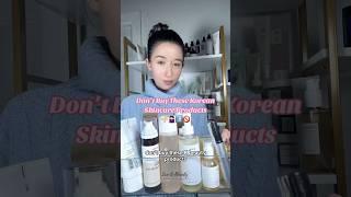 Don't Buy These Korean Skincare Products! #koreanskincareproducts  #kbeautyproducts #koreanskincare