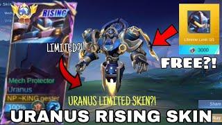 FINALLY!! I GOT URANUS LIMITED SKIN - MOBILE LEGENDS